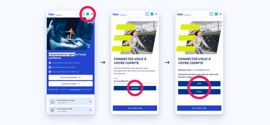 Comment se connecter à l'espace client ?
