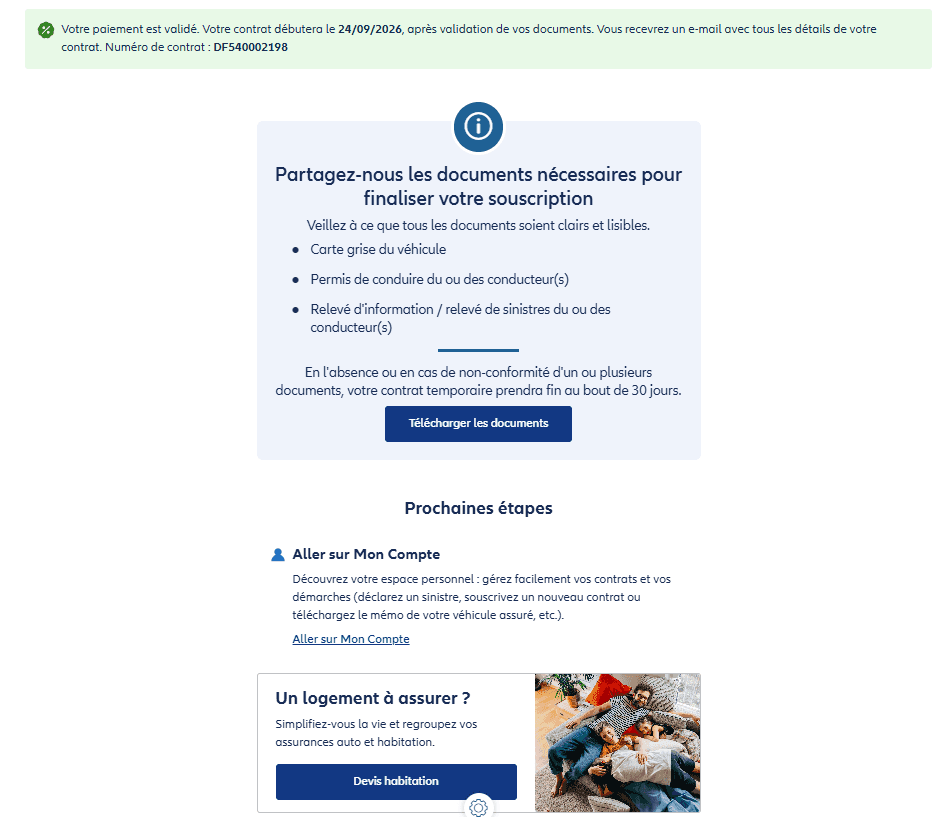 documents obligatoires