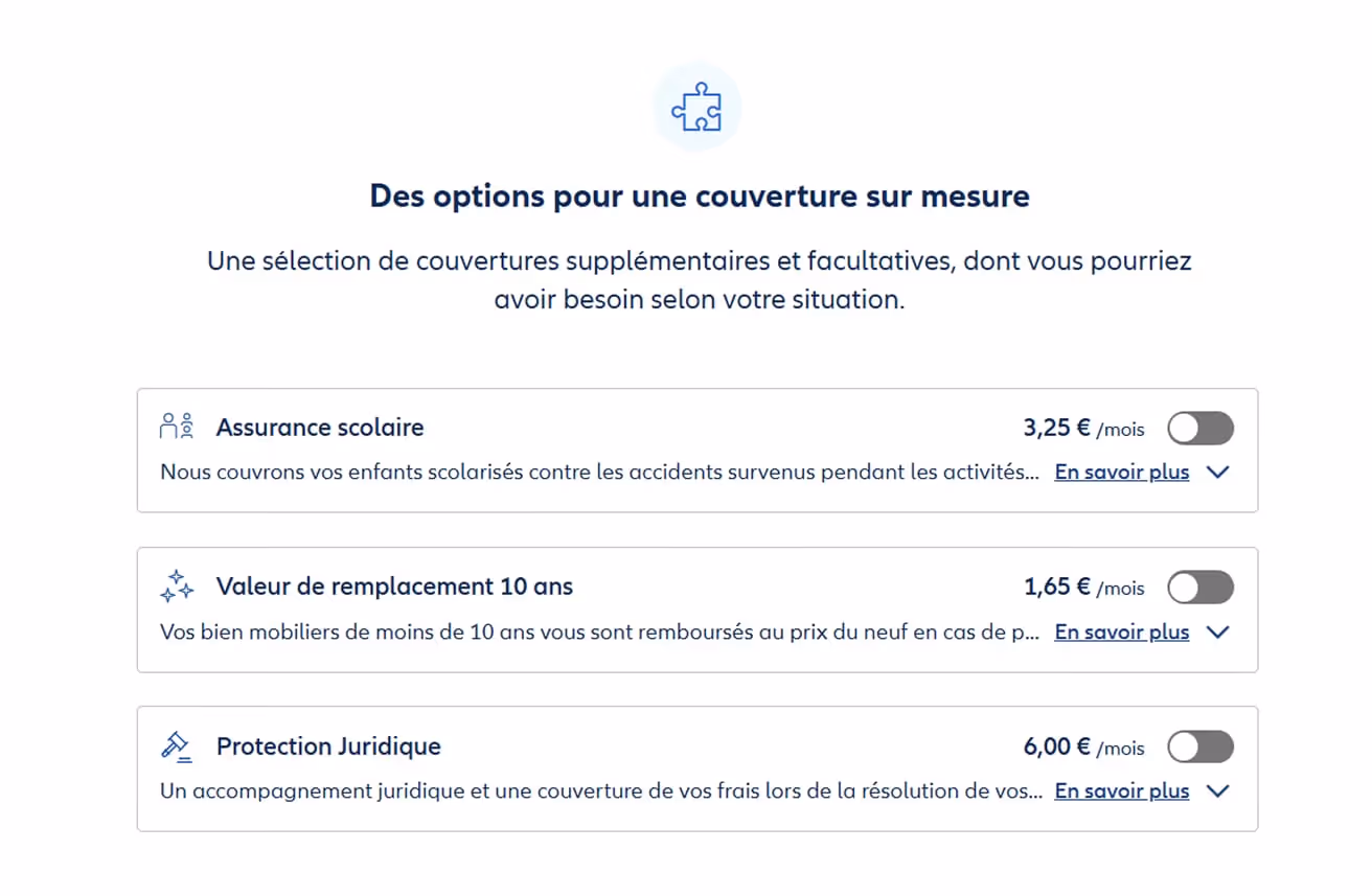Aide modifier contrat
