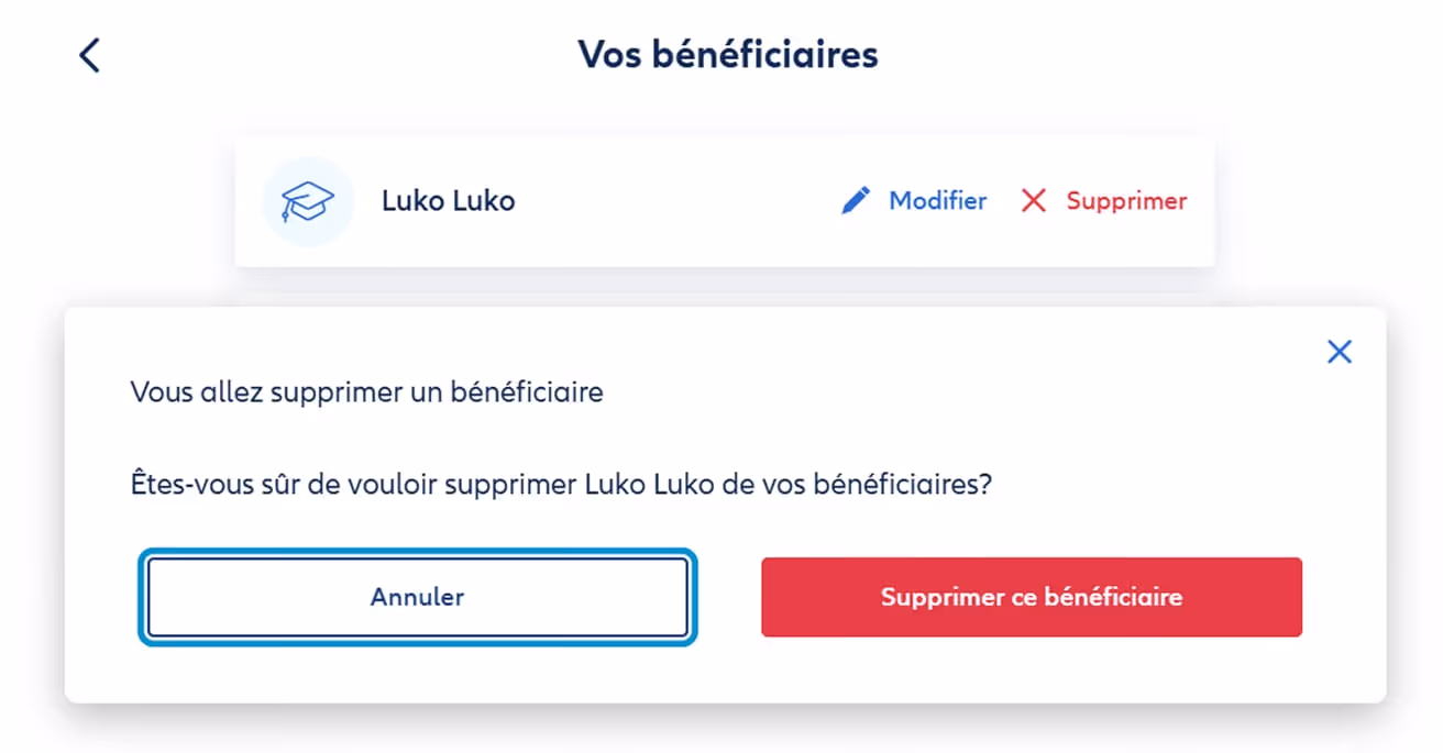 Aide modifier contrat